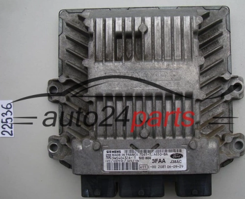 KOMPUTER STEROWNIK SILNIKA FORD FIESTA 1.4 TDCI 7S61-12A650-BA, 7S6112A650BA, 5WS4032A-T