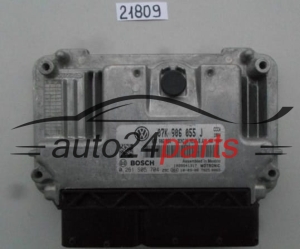 MOTORSTEUERGERÄT ECU STEUERGERAT VW VOLKSWAGEN JETTA 2.5L BOSCH 0 261 S05 704, 0261S05704, 07K 906 055 J, 07K906055J, ME17.5.6