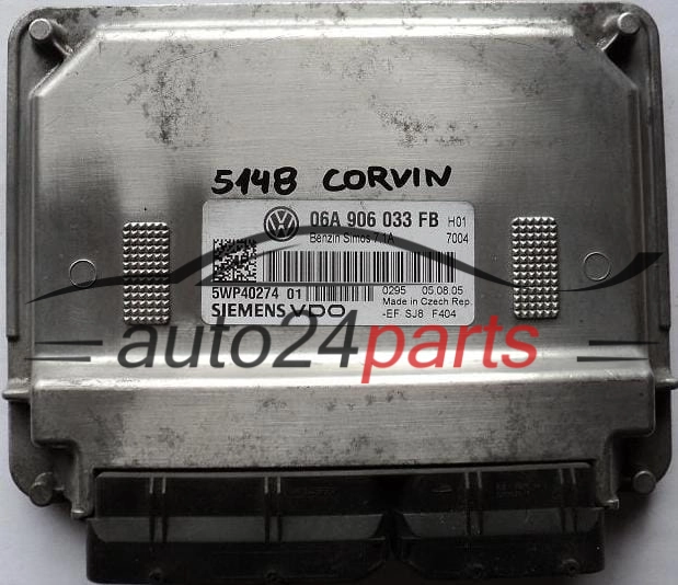 Sterownik silnika SKODA OCTAVIA 1.6 06A906033FB 5WP4027401