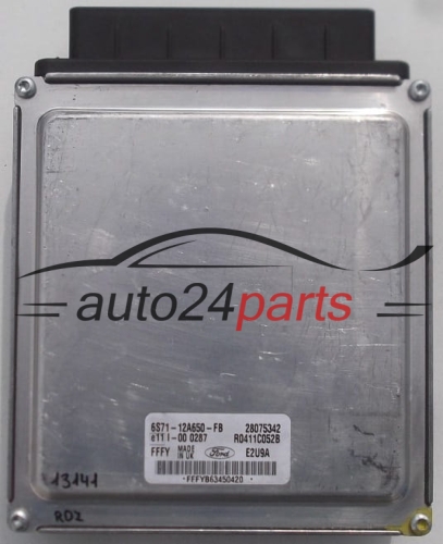 KOMPUTER STEROWNIK SILNIKA FORD MONDEO 6S71-12A650-FB, 6S7112A650FB, 28075342, R0411C052B - 