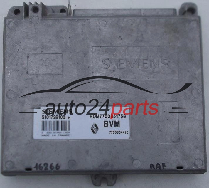 SIEMENS S101729103 H, S101729103H, HOM7700851758, 7700851758, 7700864476
