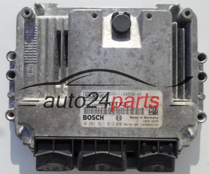 MOTORSTEUERGERÄT ECU STEUERGERAT FORD 1.6 TDCI BOSCH 0 281 011 612, FoMoCo 5S61-12A650-AE
