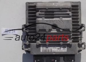 KOMPUTER STEROWNIK SILNIKA FORD FIESTA 1.4 TDCI SIEMENS 5WS40027J-T, 5WS40027JT, 2S6A-12A650-BK, 2S6A12A650BK, SID 802, 1BSE, J38AC 