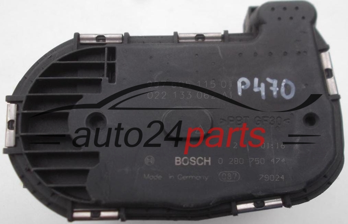 CUERPO DE MARIPOSA PORSCHE BOSCH 0 280 750 474, 0280750474, 997 605 115 01, 99760511501, 022 133 062 AJ, 022133062AJ