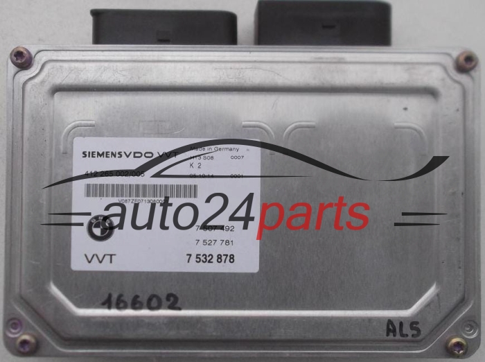 BOITE DE VITESSES AUTOMATIQUE BMW SIEMENS VDO VVT VELVETRONIC 412 265 002/005