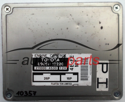 MOTORSTEUERGERÄT ECU STEUERGERAT TOYOTA STARLET 1.3 16V, 89661-10220