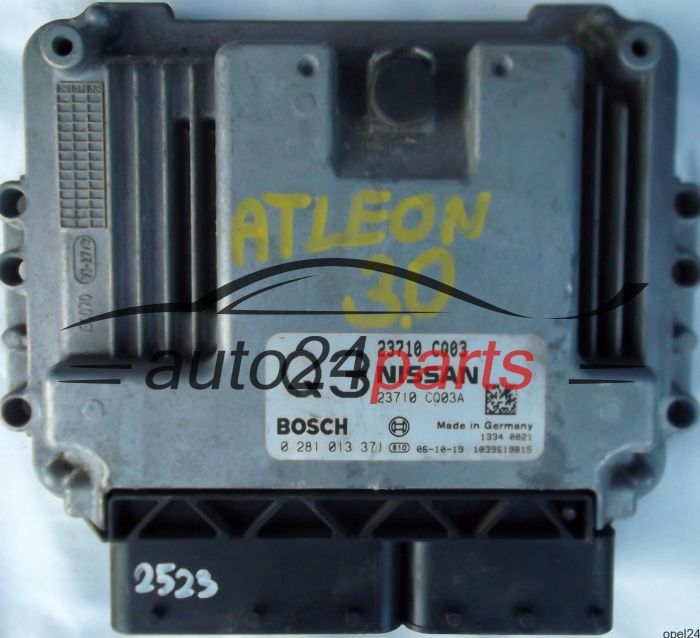 MOTORSTEUERGERÄT ECU STEUERGERÄT NISSAN ATLEON 3.0 DCI BOSCH 0281013371