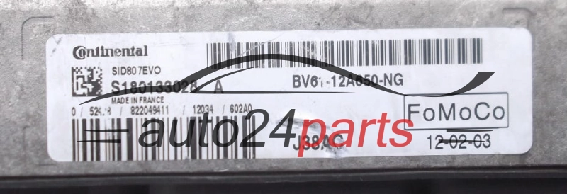KOMPUTER STEROWNIK SILNIKA FORD FOCUS 1.6 TDCI CONTINENTAL S180133028 A