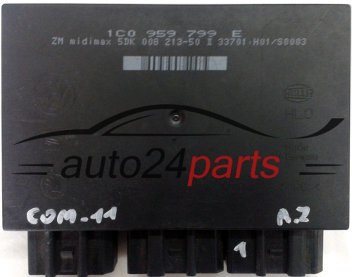 CENTRALITA DE CONFORT 1C0959799E, 1C0 959 799 E, HELLA 5DK008213-50, 5DK 008 213-50 SEAT LEON TOLEDO