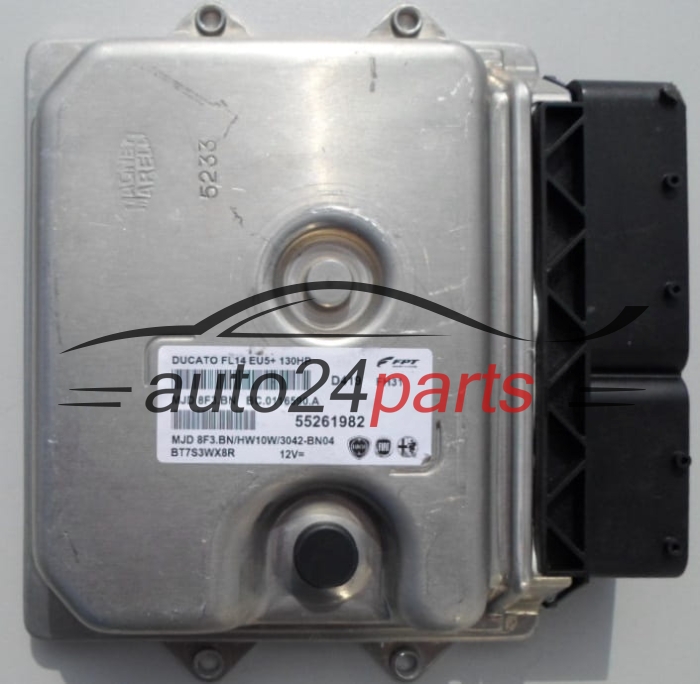 MOTORSTEUERGERÄT ECU STEUERGERÄT  FIAT DUCATO 2.3 JTD MAGNETI MARELLI MJD 8F3.BN,  FPT 55261982