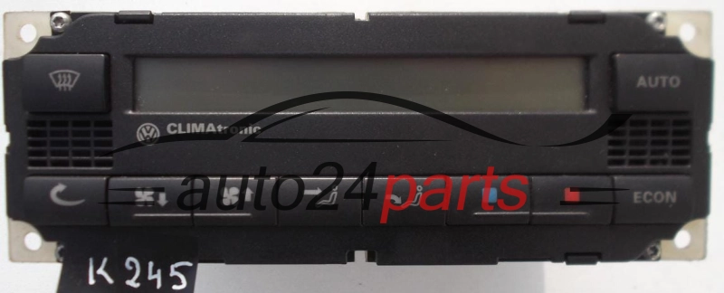 PANEL OGRZEWANIA STEROWNIK NAWIEWU REGULATOR KLIMATRONIK VOLKSWAGEN AUDI A4 B5 GOLF PASSAT 3B2 907 044 A, 3B2907044A, 5HB 007 617-03, 5HB00761703