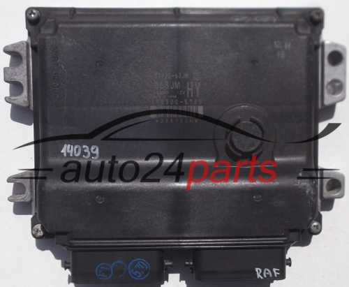 KOMPUTER STEROWNIK SILNIKA SUZUKI SWIFT 1.3, 33920-63JM, 3392063JM, 063JM HY, 112300-5700, 1123005700 - 12364,14039