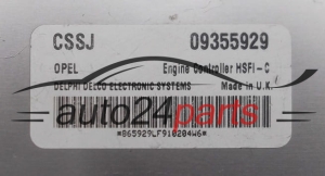 OPEL ASTRA VECTRA ZAFIRA 1.4 X14XE 1.6 X16XE Delphi Delco  09355929CSSJ, HSFI-C