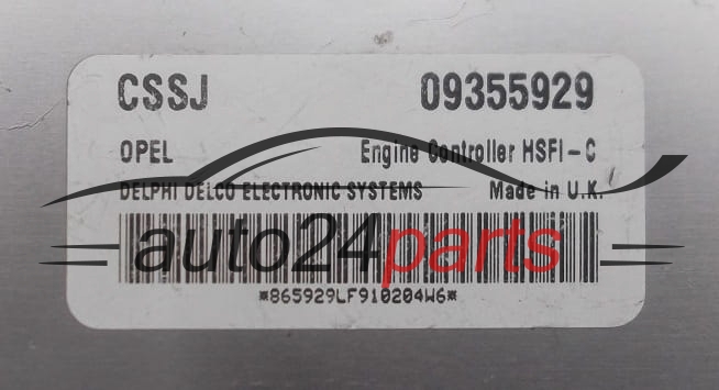 OPEL ASTRA VECTRA ZAFIRA 1.4 X14XE 1.6 X16XE Delphi Delco  09355929CSSJ, HSFI-C