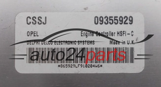 OPEL ASTRA VECTRA ZAFIRA 1.4 X14XE 1.6 X16XE Delphi Delco  09355929CSSJ, HSFI-C