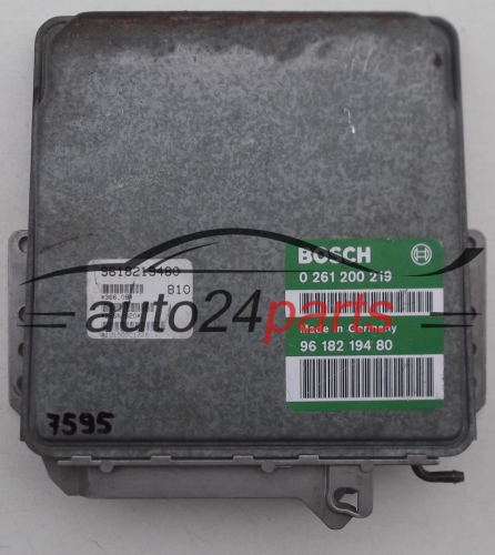 KOMPUTER STEROWNIK SILNIKA CITROEN XM 2.0 TURBO BOSCH 0 261 200 219, 0261200219, 9609565480 -
