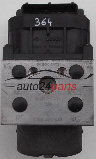 BOSCH 0 265 216 732,0265216732, 0 273 004 395, 0273004395, 0 273 004 394, 0273004394, 7700 432 643, 7700432643