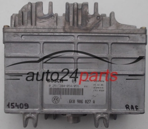 MOTORSTEUERGERÄT ECU STEUERGERAT VOLKSWAGEN SEAT CORDOBA IBIZA BOSCH 0 261 204 054/055, 0261204054, 0261204055, 6K0 906 027 A, 6K0906027A