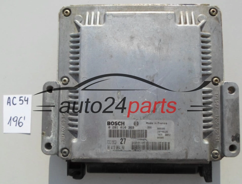 KOMPUTER STEROWNIK SILNIKA CITROEN 2.0 HDI BOSCH 0 281 010 369, 0281010369, 96 413 064 80, 9641306480 