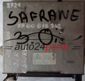 KOMPUTER STEROWNIK SILNIKA RENAULT SAFRANE VDO  412221006001, 7700816342