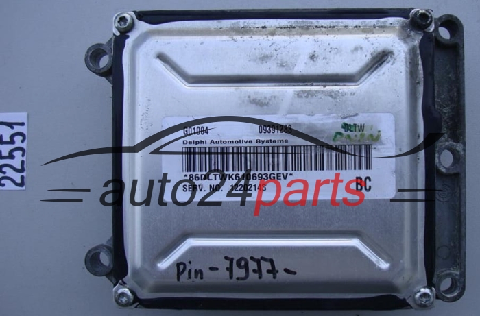 KOMPUTER STEROWNIK SILNIKA OPEL ASTRA VECTRA ZAFIRA 2.2 Z22SE 09391283 DLTW