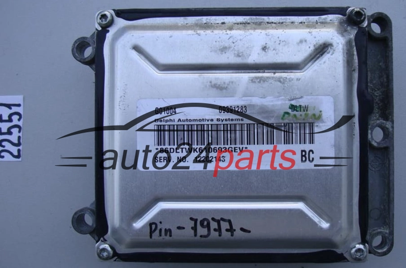 KOMPUTER STEROWNIK SILNIKA OPEL ASTRA VECTRA ZAFIRA 2.2 Z22SE 09391283 DLTW