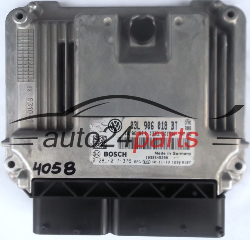 KOMPUTER STEROWNIK SILNIKA VW VOLKSWAGEN CADDY 2.0 TDI 03L906018BT, 03L 906 018 BT, 03L907309R, 03L 907 309 R, BOSCH 0281017376, 0 281 017 376 DIESEL EDC17C46 -