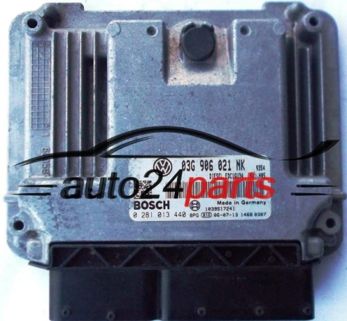 ECU CENTRALITA DE MOTOR VW VOLKSWAGEN PASSAT 2.0 TDI BOSCH 0281013440, 03G906021NK