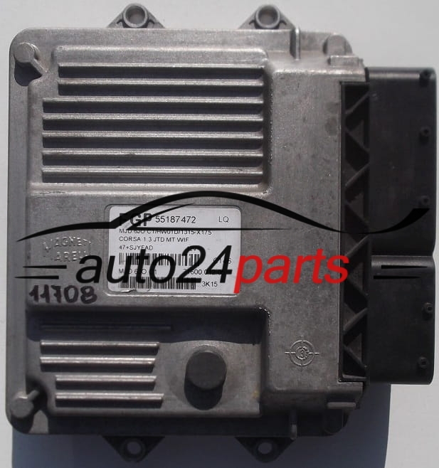 MOTORSTEUERGERÄT ECU STEUERGERÄT OPEL CORSA 1.3 CDTI MAGNETI MARELLI MJD 6JO.C1, MJD6JOC1, MJD6J0C1, FGP 55187472 LQ, 71600.012.05, 7160001205