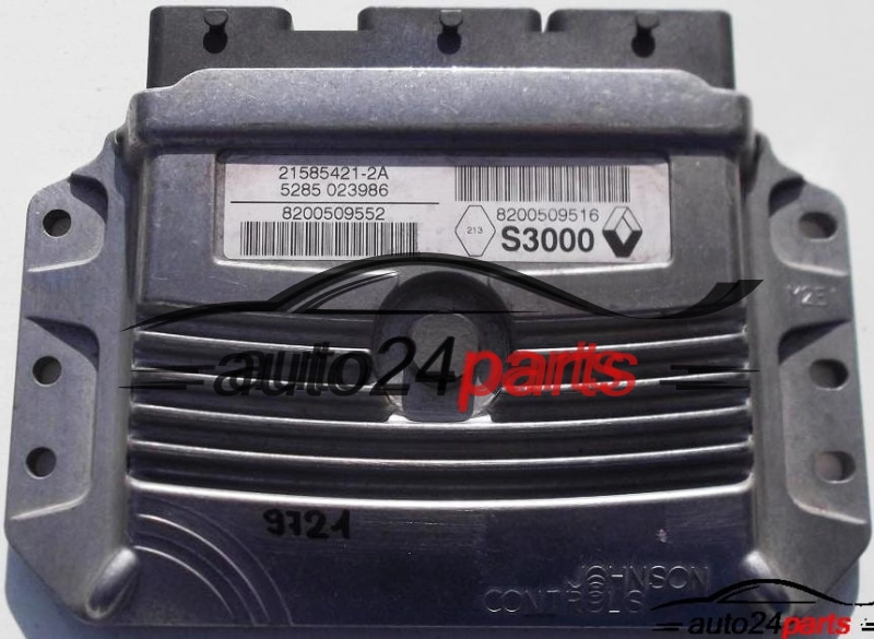 KOMPUTER STEROWNIK SILNIKA RENAULT MEGANE 1.6, 215854212A, 8200509516, 8200509552