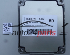MOTORSTEUERGERÄT ECU STEUERGERAT CHEVROLET AVEO 1.4 96436779 XAJZ