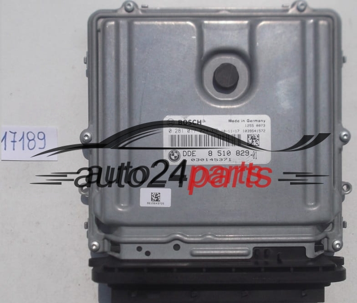 ECU CENTRALITA DE MOTOR BMW E90, E92, BOSCH 0 281 017 024, 0281017024, DDE 8 510 829-01, DDE851082901, 8510829
