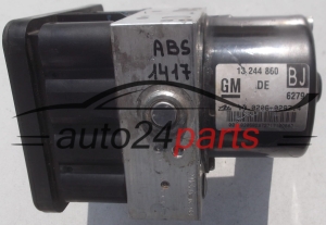 ABS HYDRAULIK-AGGREGAT MIT STEUERGERAET OPEL ASTRA H ZAFIRA B GM 13 244 860 BJ, 13244860, ATE 10.0206-0287.4, 10020602874, 10.0960-0590.3, 10096005903