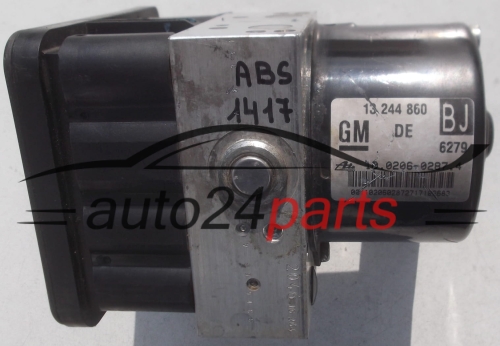 ABS HYDRAULIK-AGGREGAT MIT STEUERGERAET OPEL ASTRA H ZAFIRA B GM 13 244 860 BJ, 13244860, ATE 10.0206-0287.4, 10020602874, 10.0960-0590.3, 10096005903