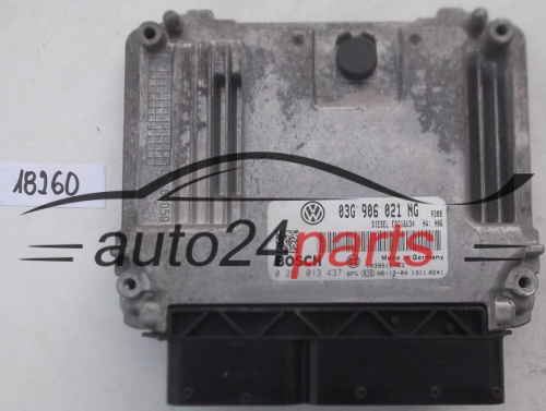 KOMPUTER STEROWNIK SILNIKA VOLKSWAGEN PASSAT 1.9 TDI BOSCH 0 281 013 437, 03G 906 021 NG,  EDC16U34