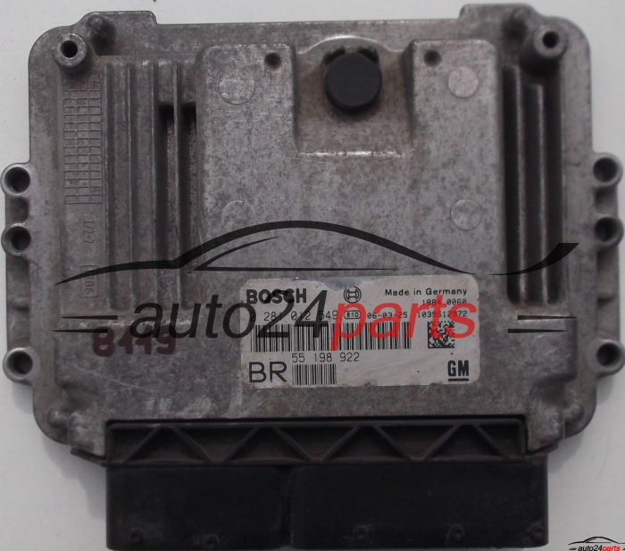 ECU CENTRALITA DE MOTOR OPEL ZAFIRA 1.9 CDTI Z19DT Z19DTL Z19DTH BOSCH 0 281 012 549 , 0281012549, GM 55 198 922 BR, 55198922 BR