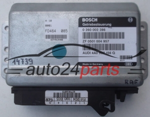 STEROWNIK SKRZYNI AUTOMATYCZNEJ AUDI A4 A6 BOSCH 0 260 002 286, 0260002286, ZF 0501 004 957, ZF0501004957, 4A0 927 156 Q, 4A0927156Q - 14739, 14740