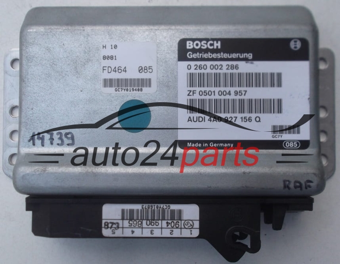 STEROWNIK SKRZYNI AUTOMATYCZNEJ AUDI A4 A6 BOSCH 0 260 002 286,  ZF 0501 004 957, 4A0 927 156 Q