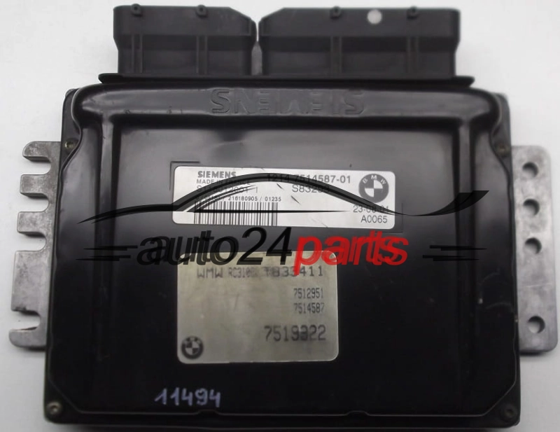 ECU CENTRALITA DE MOTOR MINI ONE COOPER SIEMENS S118012001 I, S118012001I, 1214 7514587-01, 1214751458701