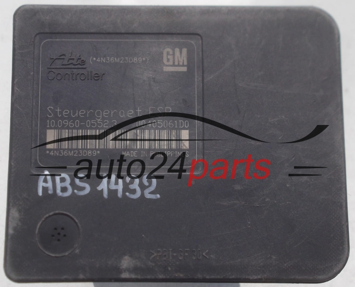 POMPE HYDRAULIQUE ET CALCULATEUR dABS  ASTRA H ZAFIRA B GM 13 246 535 BL, 13246535, ATE 10.0206-0265.4, 10020602654, 10.0960-0552.3, 10096005523