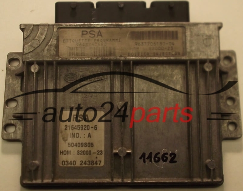 CENTRALITA DE MOTOR  PEUGEOT 206 21645920-6, 216459206, 9643752480 