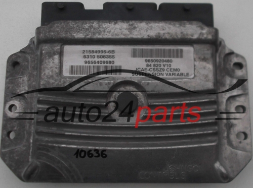 Commande de suspension PEUGEOT 607 Johnson Contrlos 21584995-6B,  9656409680