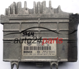 CALCULATEUR MOTEUR VW VOLKSWAGEN LUPO 1.0 030906027AL, 030 906 027 AL BOSCH 0261206226, 0 261 206 226 MOTORSTEUERUNG 2680 26SA5734
