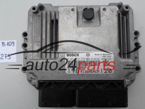 KOMPUTER STEROWNIK SILNIKA FIAT BRAVO 1.9 JTD BOSCH 0 281 013 579, 0281013579, 51809688