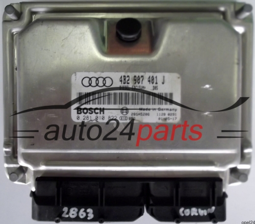  MOTORSTEUERGERÄT ECU STEUERGERÄT AUDI A6 2.5 TDI 4B2907401J