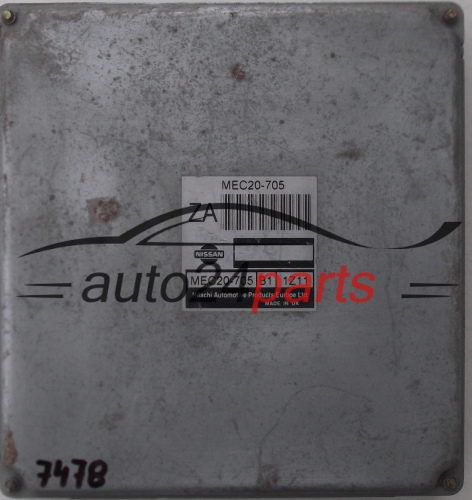 MOTORSTEUERGERÄT ECU STEUERGERAT NISSAN ALMERA 1.8 MEC20-705, MEC20705, B1, 1Z11, ZA