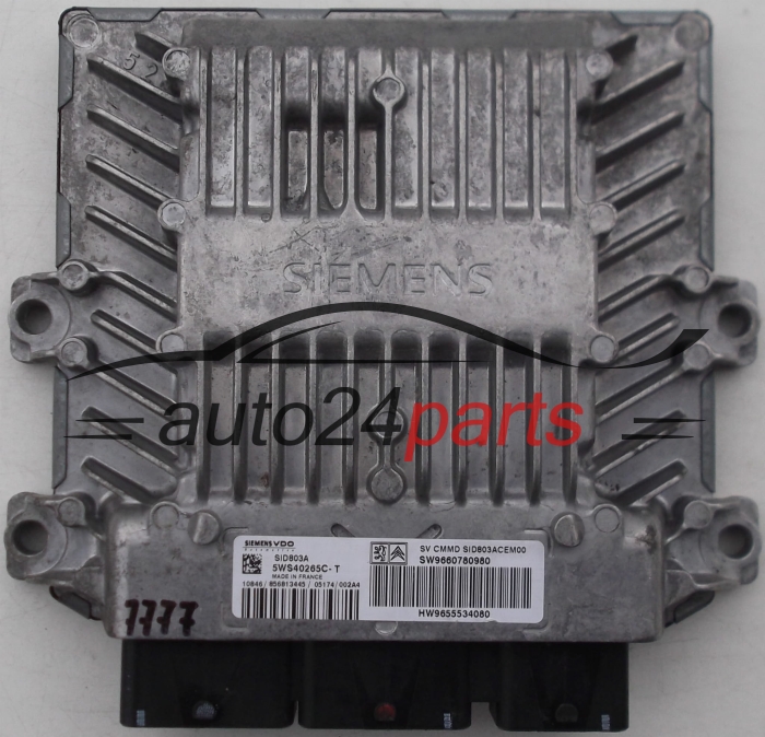 KOMPUTER STEROWNIK SILNIKA PEUGEOT 407, CITROEN C4 2.0 HDI