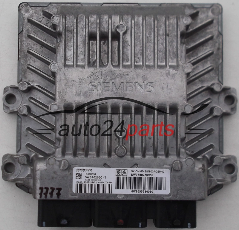 KOMPUTER STEROWNIK SILNIKA PEUGEOT 407, CITROEN C4 2.0 HDI