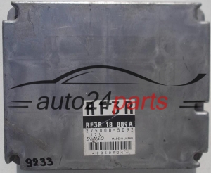 KOMPUTER STEROWNIK SILNIKA MAZDA PREMACY 2.0, 275800-5092, 2758005092, RF3R 18 881A, RF3R18881A - 9233, 12496