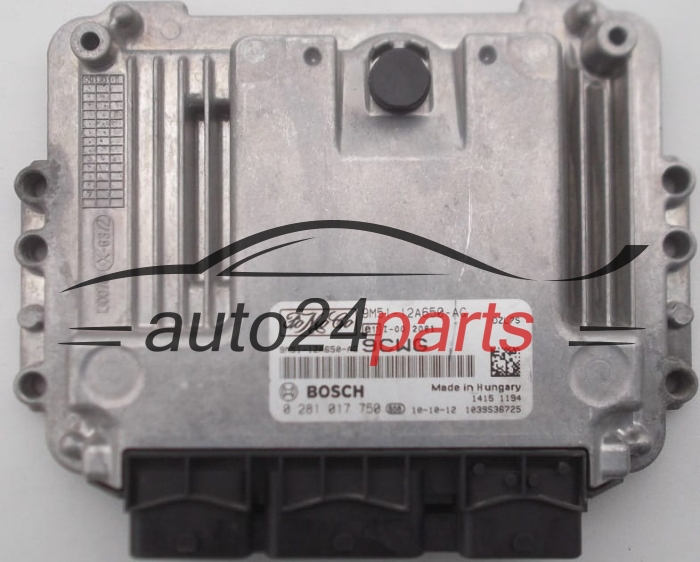 MOTORSTEUERGERÄT ECU STEUERGERÄT  FORD FOCUS 1.6 TDCI BOSCH 0 281 017 750,  FoMoCo 9M51-12A650-AG